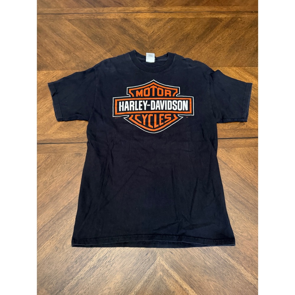 Harley Davidson T Shirt Mens Medium Black Southside Indianapolis‎ H-D Beefy-T